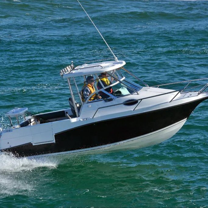 Kinocean 2024 Factory Customized Aluminum Fishing Boat High Speed Professional Best Seller With Outboard Engine Fiberglass Hull